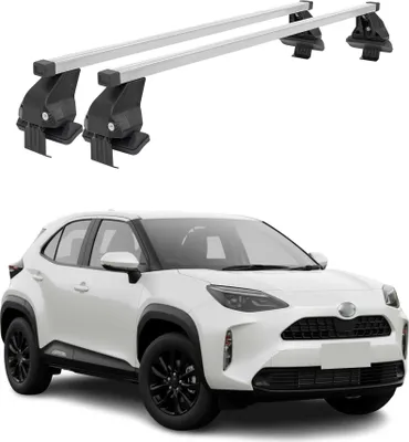 Zdjęcie produktu dla Bagażnik dachowy Menabo do Toyota Yaris Cross 2020-2025 stalowo-szary 2szt