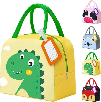 Produktbild von Lunchtasche für Kinder, Kühltasche für Lunchboxen, Lunchtasche süß, Mini, kleine Isoliertasche, Lunch Pakete für Kinder, Reisen, Schule, Arbeit