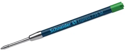 Produktbild von Schneider Schreibgeräte Express 735, Grün, Medium, Edelstahl, G2, Kugelschreiber, ISO 12757-2