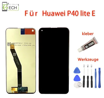 Produktbild von Für Huawei P40 Lite E LCD Bildschirm Display Touchscreen Schwarz mit Werkzeuge