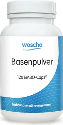 Produktbild von Woscha Basenpulver- 120 EMBO-Caps