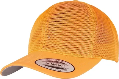 Immagine prodotto di Flexfit - Cappello unisex uomo/donna "Omnimesh", materiale a rete RW8070 (taglia unica) (Neon-Arancione)