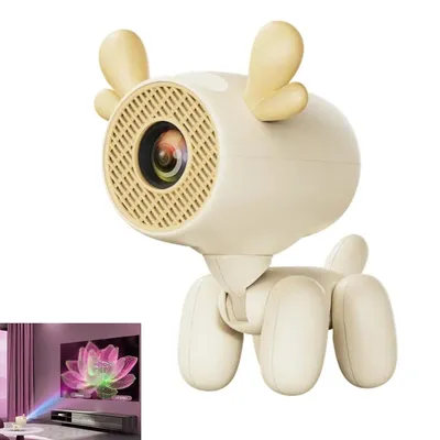 Produktbild von Tragbarer Projektor,Mini-Projektor,WLAN 6 und Bluetooth 5.1,Full HD 4K-Unterstützung, tragbarer Projektor mit Android 11,160-ANSI-Auto-Trapezkorrektur