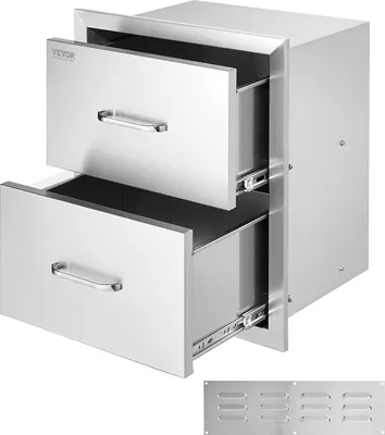 Immagine prodotto di VEVOR BBQ Cassetti 45X52cm Cassetto Armadio Stoccaggio Grill