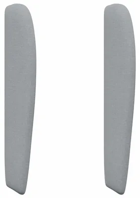 Produktbild von vidaXL Kopfteil Ohr Hellgrau 80 x 23 x 6 cm Stoff