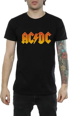 Image de AC/DC - T-Shirt Logo pour homme BI1646 (XXL) (Noir)