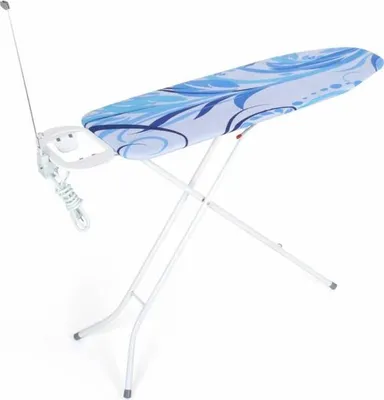 Produktbild von VETRO-PLUS BRILLANZ Bügelbrett EURO 120 x 38 cm, mit Steckdose