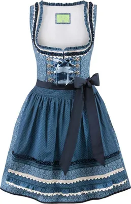 Produktbild von Dirndl Angelica 55er Länge blau 38