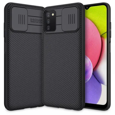 Produktbild von Etui Nillkin CamShield Samsung Galaxy A03s Schwarz