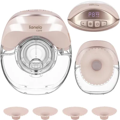 Produktbild von Lionelo Milchpumpe Fidi Free Slim, Stimulation, Massage, Mischmodus, 4 Brusthauben, Sehr leiser Betrieb