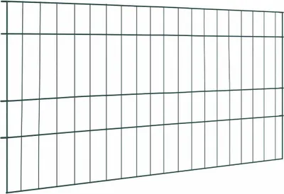 Produktbild von Eleganter Möbel Teichzaun Set 5 pcs - Montage erforderlich - Grün 100 x 50cm Stahl - CJG568063 - Metallzäune