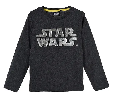 Produktbild von Disney Star Wars Langarm-T-Shirt für Jungen grau 104