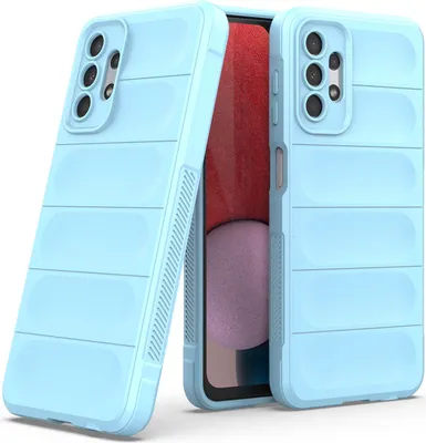 Produktbild von Galaxy A13 Hülle, Weich TPU Silikon Stossfest Anti-rutsch Schutzhülle für Samsung Galaxy A13 5G/4G Blau