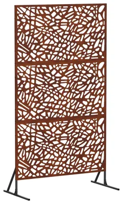Produktbild von vidaXL Sichtschutz 100 x 50 x 180 cm Wetterfeststahl Rostoptik