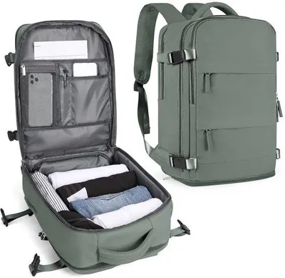 Produktbild von Großer wasserdichter Reiserucksack Damen Herren 14 Zoll Laptop