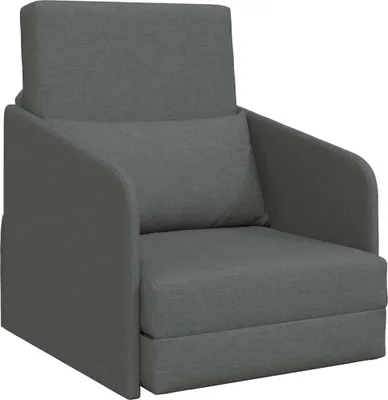 Produktbild von vidaXL Schlafsofa Dunkelgrau 65 x 80 x 83 cm Stoff