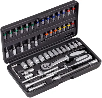 Immagine prodotto di CONNEX 52-piece socket and wrench set - Chrome vanadium