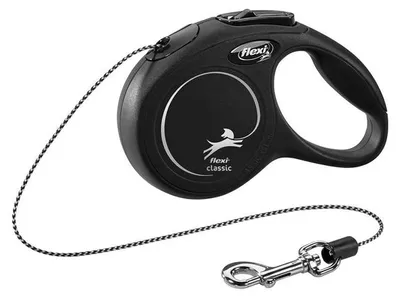 Produktbild von flexi New Classic M Seil 5 m schwarz
