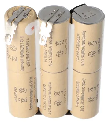 Produktbild von NiMH Akku passend für Gardena ACCU 6 für Strauchschere ST 6, Bosch AGS70 Akku 7,2V 2000mAh NiMH