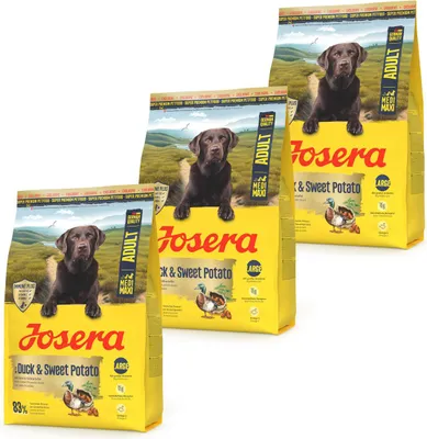 Produktbild von Josera M/M Adult Duck & Sweet Potato 3 x 3 kg
