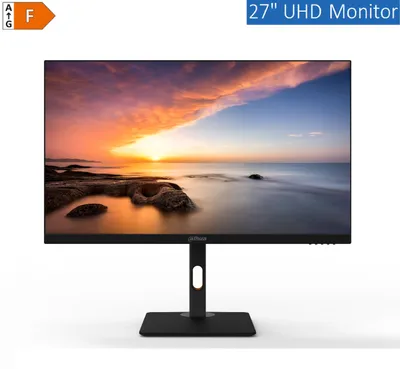 Immagine prodotto di DAHUA „Dahua Technology Dahua LM27-U401A“ 27 IPS monitorius, 3840 x 2160 (4K), HDMI, DisplayPort, USB-C, 60 Hz, dokų plokštė