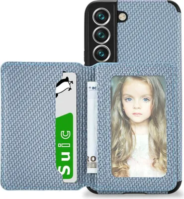 Produktbild von König Design Hülle kompatibel mit Samsung Galaxy S22 Plus 5G Kunststoff Soft Handyhülle - Handy Case Blau