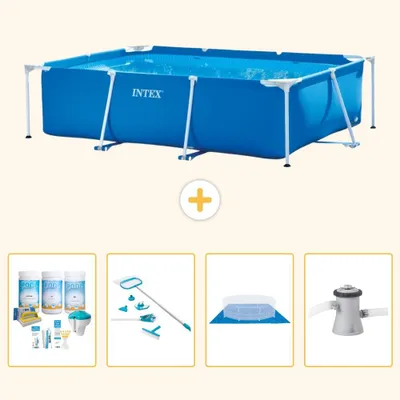 Produktbild von Rechteckiger Frame Pool - 220x150x60 cm - 5-teilig S20818