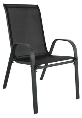 Obrázok produktu pre Linder Exclusiv Záhradné kreslo MC330880 STAPEL - čierne