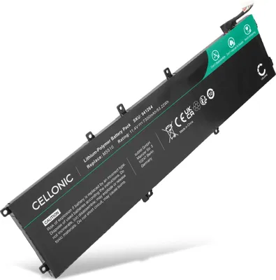 Produktbild von CELLONIC 1x Akku für Notebook Kompatibel mit Dell XPS 15 9530, Precision 5510, XPS 15 9550, P56F - (6000mAh , 11.55V)