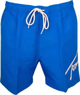 Obrázek produktu pro Pánské plavky TOMMY HILFIGER s elastickým pasem a vnější stahovací šňůrkou, číslo výrobku XM0XM02860, velikost S, 100 % polyester