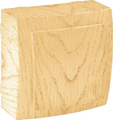 Produktbild von Schalter Ahorn Holzoptik – Aufputz IP20 Innen – Themis