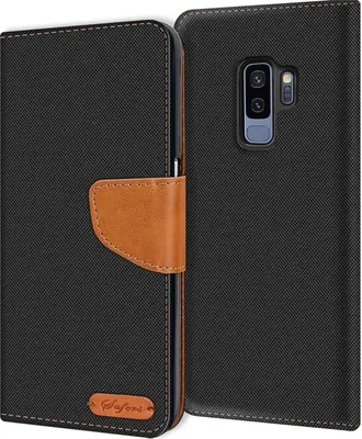 Immagine prodotto di Custodia per cellulare Samsung Galaxy S9+ custodia portafoglio flip cover protettiva copertura in tessuto