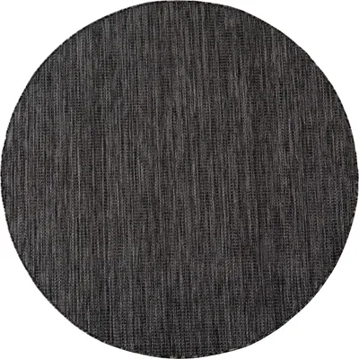 Imagen del producto de Alfombra para exteriores, de un solo color, para salón, balcón o terraza, color , 120x120 cm, redonda