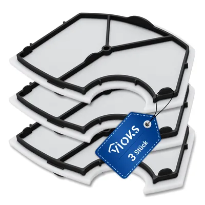 Produktbild von Motorfilter Filter Set 3x für Kobold VK140 VK150 Motorschutzfilter für Staubsauger