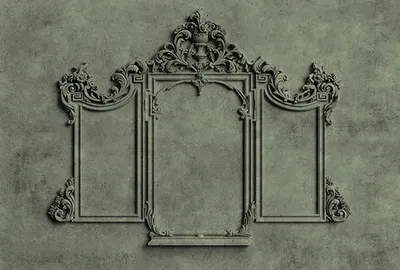 Produktbild von Tadessi Fototapete | Vintage | 4.00 m  x 2.70 m | Grün |  | Wandbild | Digitaldruck