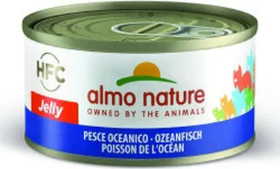 Produktbild von Almo Nature HFC Jelly Ozeanfisch, Adult, jede Rasse, Fisch, 70 g, Ohne künstliche Farbstoffe