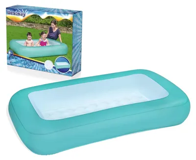 Obrázek produktu pro Bestway 51115, Nafukovací bazén, 102 l, Obdélníkový, 2 rok/roky, Vinyl, Modrá, Růžová