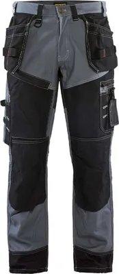 Image de Pantalon coton X1500 gris clair/noir T44 - BLÅKLÄDER - 150013709499C50