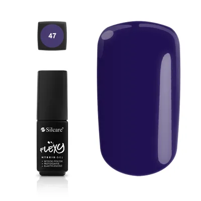 Produktbild von Silcare Flexy Hybrid Nagellack 47, 4,5g - Professioneller Gel-Nagellack