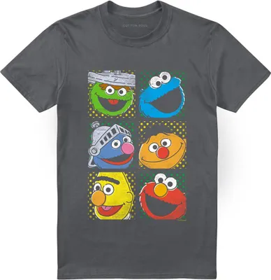 Immagine prodotto di Sesame Street - Maglietta uomo/donna unisex TV21148 (L) (Charcoal)