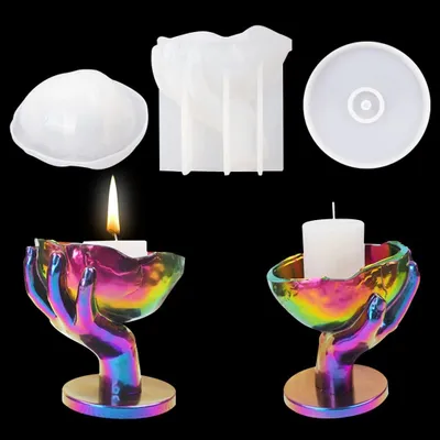 Imagen del producto de Omgoods: Moldes de silicona para velas y proyectos de manualidades