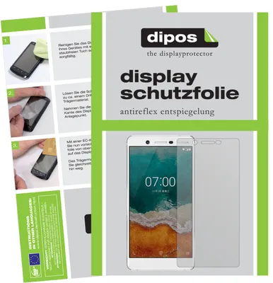 Produktbild von 2x Schutzfolie für Nokia 7 matt Displayschutzfolie Folie Display Schutz dipos