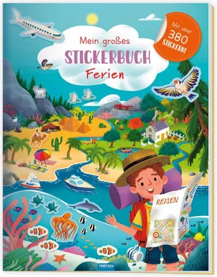Produktbild von Trötsch Stickerbuch Mein großes Stickerbuch Ferien