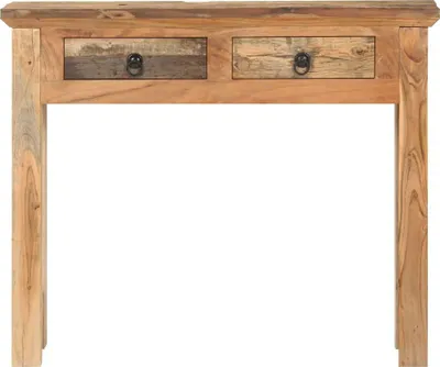 Produktbild von vidaXL Konsolentisch 90,5x30x75 cm Akazie und Recyceltes Massivholz