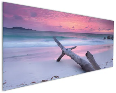 Produktbild von Wallario Küchenrückwand aus Glas, Größe: 125 x 50 cm, Motiv: Abendhimmel bei Sonnenuntergang | Spritzschutz | abwischbar | pflegeleicht | in