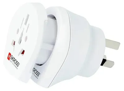 Obrázek produktu pro SKROSS 73408 Country Combo World to Australia/China, Australia plug (type I, AS 3112), bílá - vhodná pro všechna uzemněná a neuzemněná zařízení (2 a 3pólová)