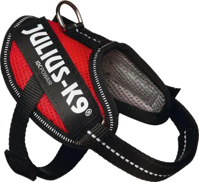 Image de Julius K9 IDC Powair - Harnais pour chien - Rouge - XXS - 29-36 cm