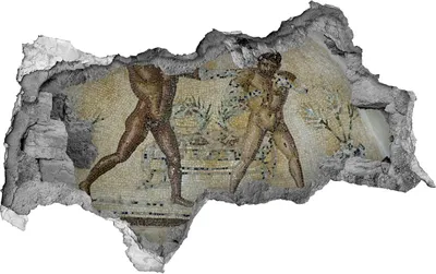 Produktbild von Selbstklebender Loch-3D-Aufkleber 95x73 cm Mosaik-