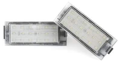 Für Renault Clio Espace Master Megane Twingo 2x LED Kennzeichenbeleuchtung in der Farbe von Goingfast