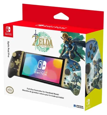 Obrázok produktu pre Hori Split Pad Pro, Gamepad, Nintendo Switch, D-pad, Tlačidlo turbo, Bezdrôtový, Viacfarebný, Batérie